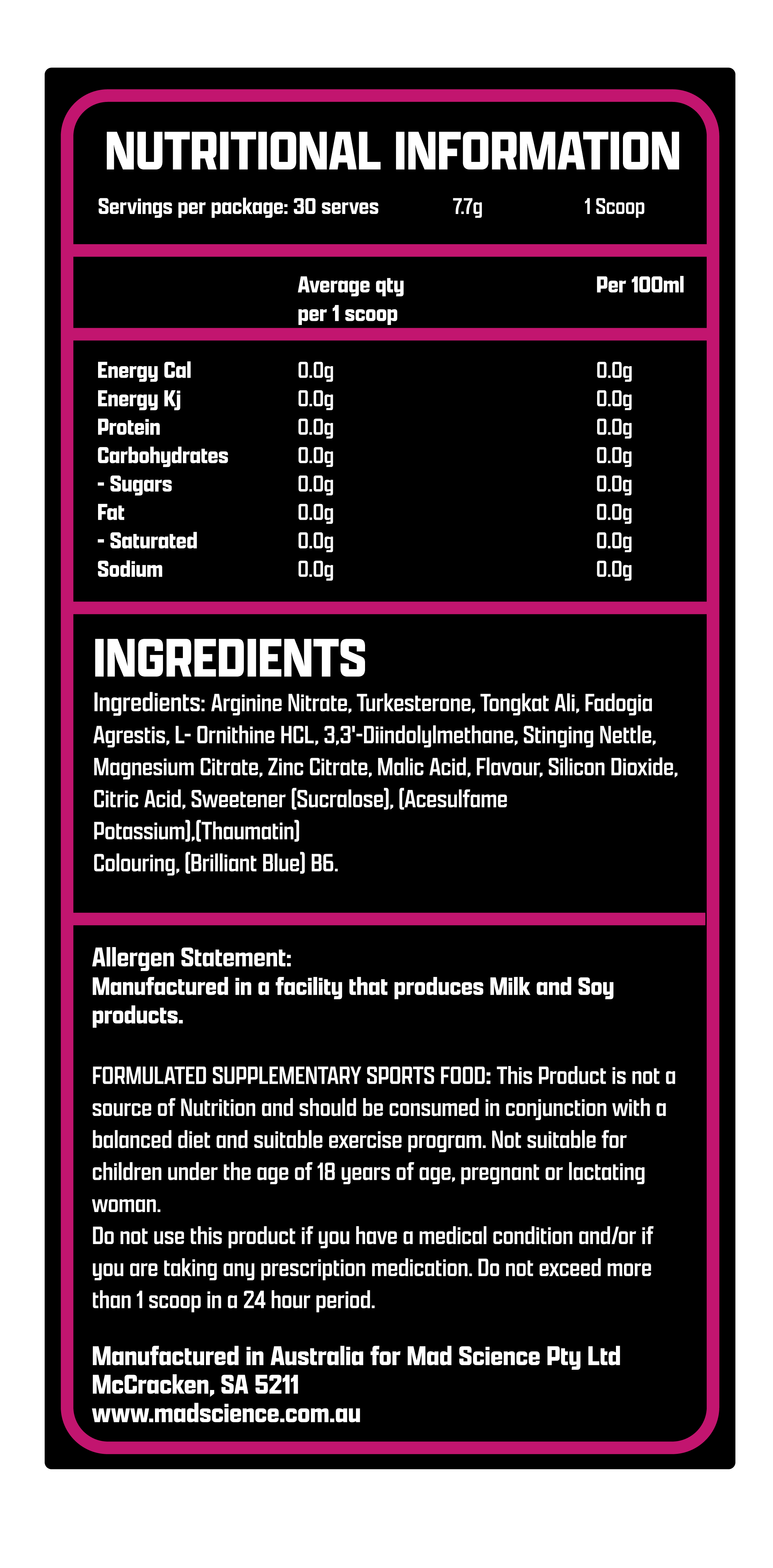 MAD BALLS - TEST IGNITER BERRY SLUSHIE