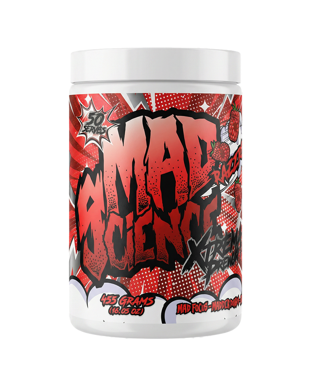 MAD SCIENCE PRE WORKOUT - RAZZBERY