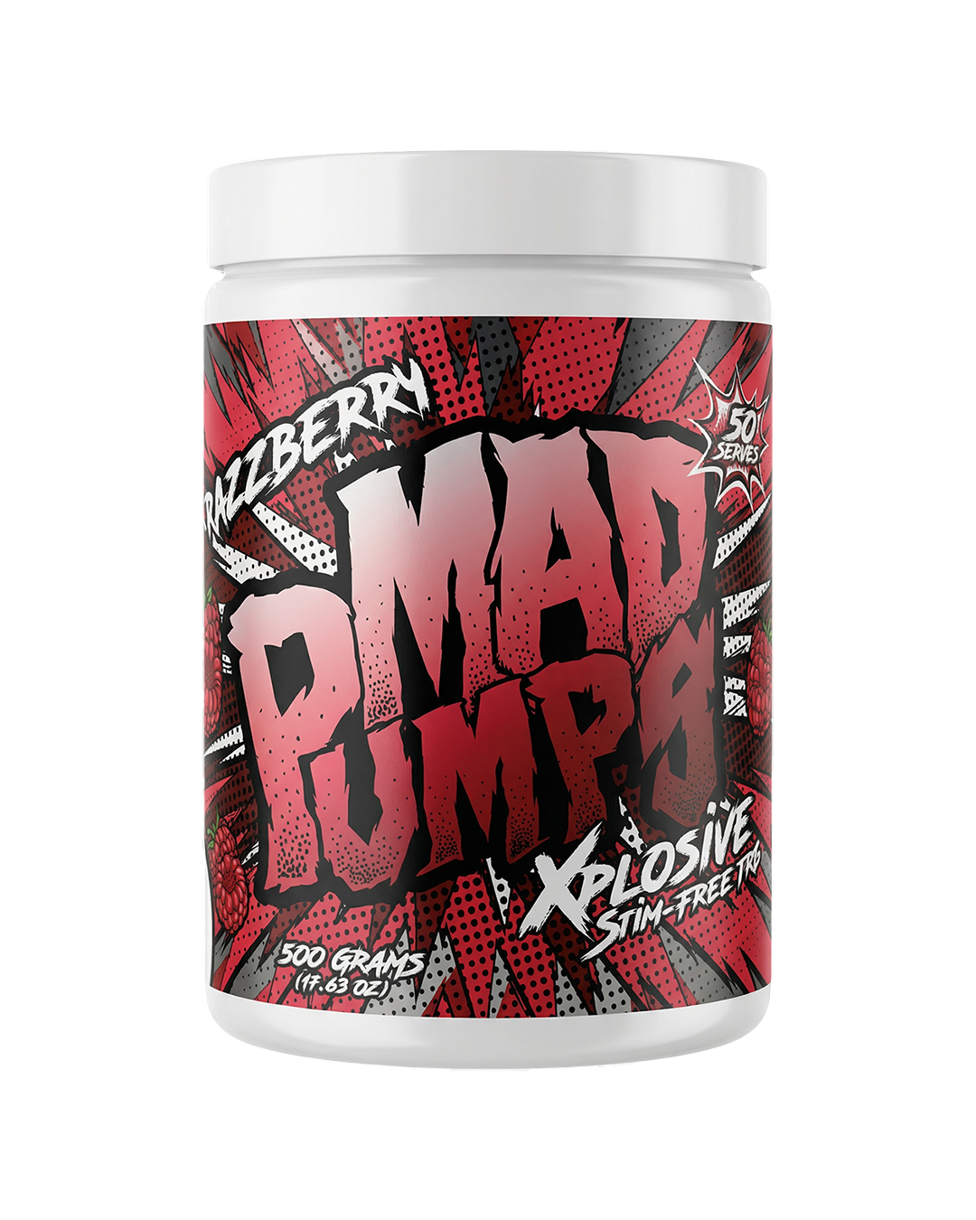 MAD PUMPS STIM-FREE PRE - RAZZBERRY