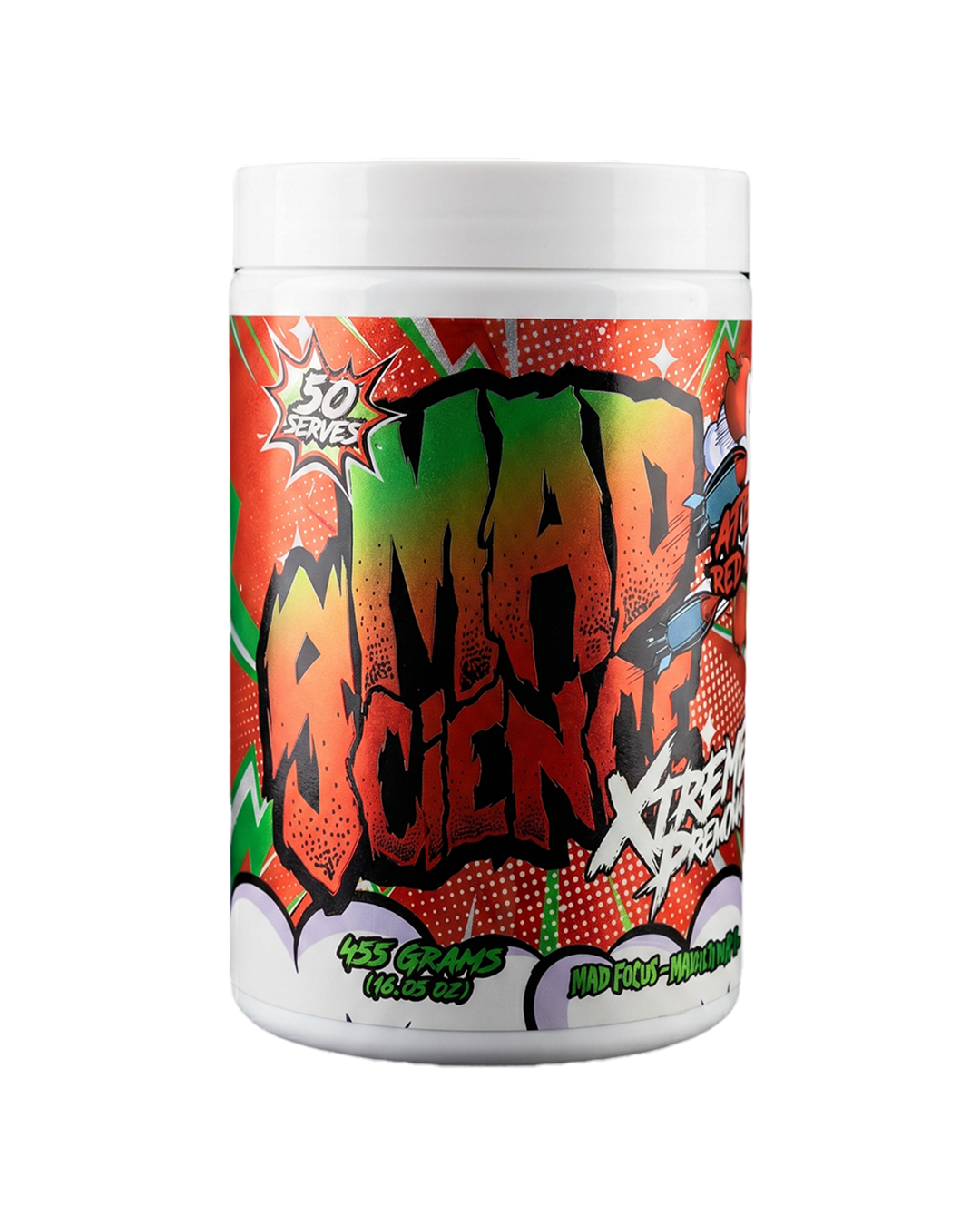 MAD SCIENCE PRE WORKOUT - ATOMIC RED APPLE
