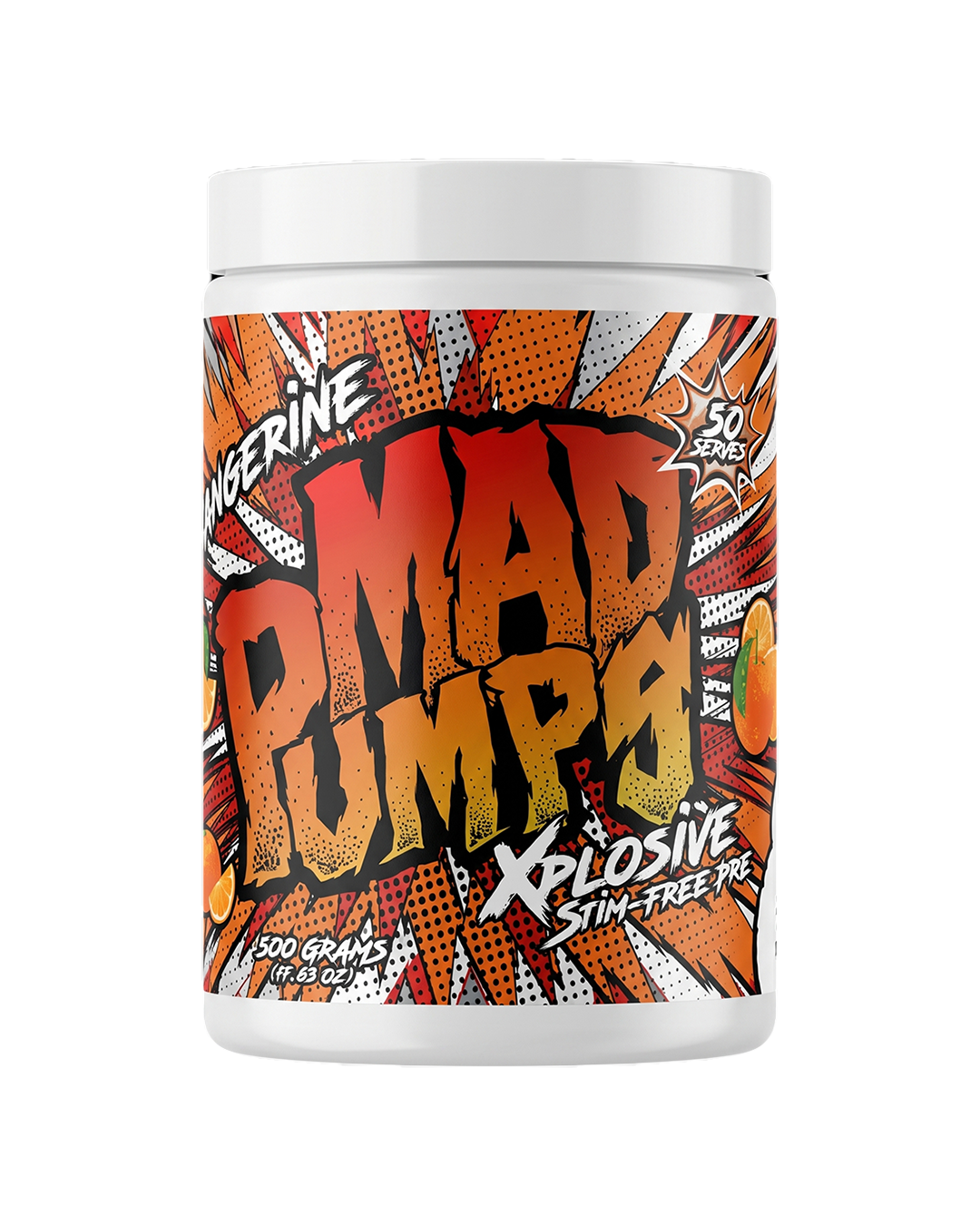 MAD PUMPS STIM-FREE PRE - TANGERINE