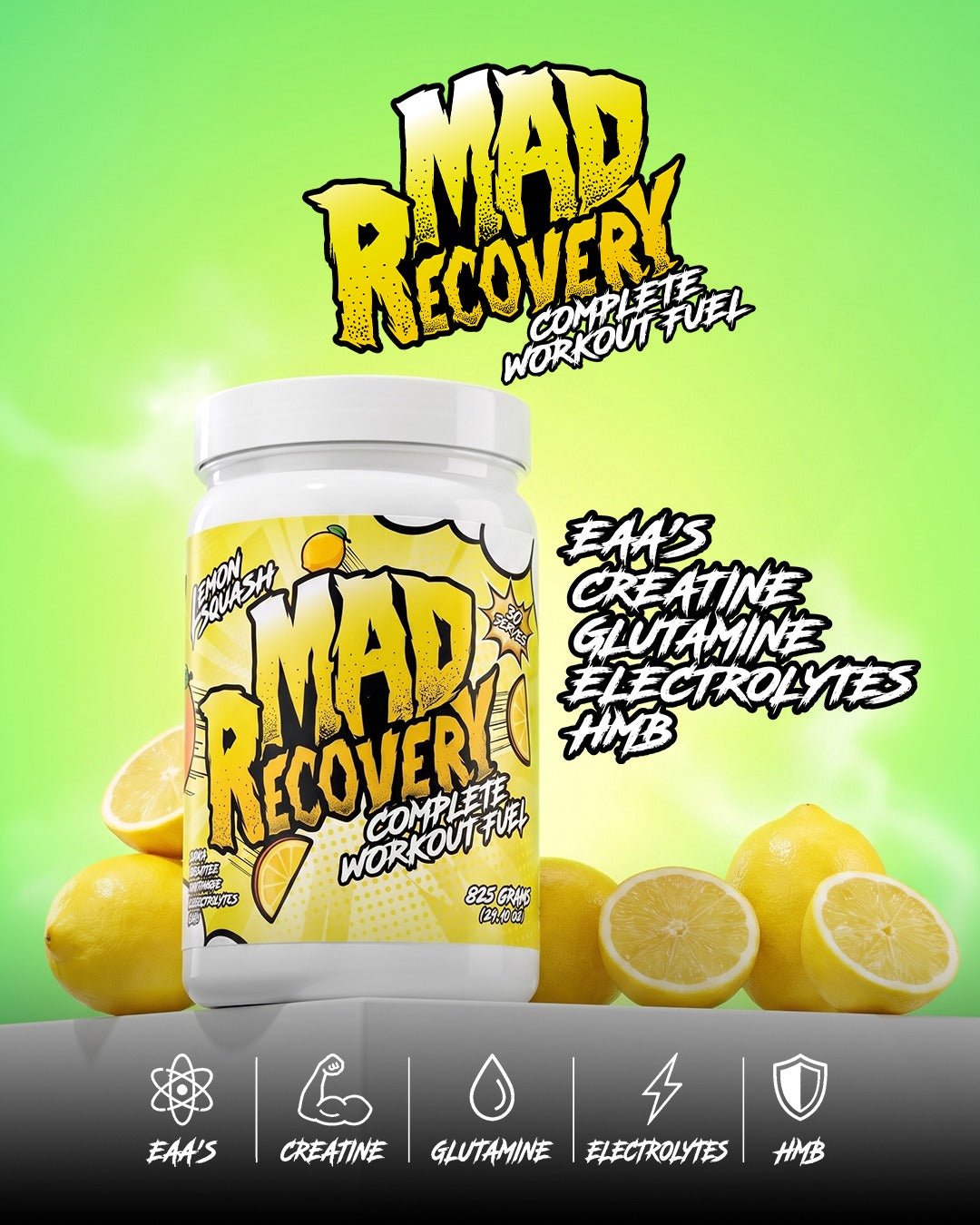 Mad Recovery - Lemon Squash